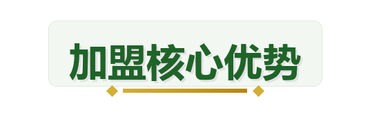 加盟核心优势